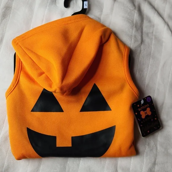 BARK Halloween, Pumpkin sweater Sz L, Bat Toys, Dog Squeaky and Fetch Toys - Picture 2 of 5